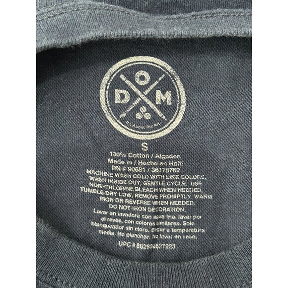 Come Together Print Navy Blue Short Sleeve Crew Neck Graphic Tee SZ Small - Picture 5 of 7